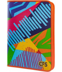 Mapa cu fermoar+2 inele CFS A4 (plastic/color) CF32024